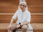 Kaszkiet beżowy z siateczką