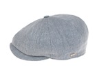 Newsboy z naturalnego lnu, szara jodełka