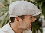 Newsboy w delikatną jodełkę