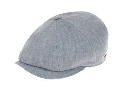 Newsboy z naturalnego lnu, szara jodełka